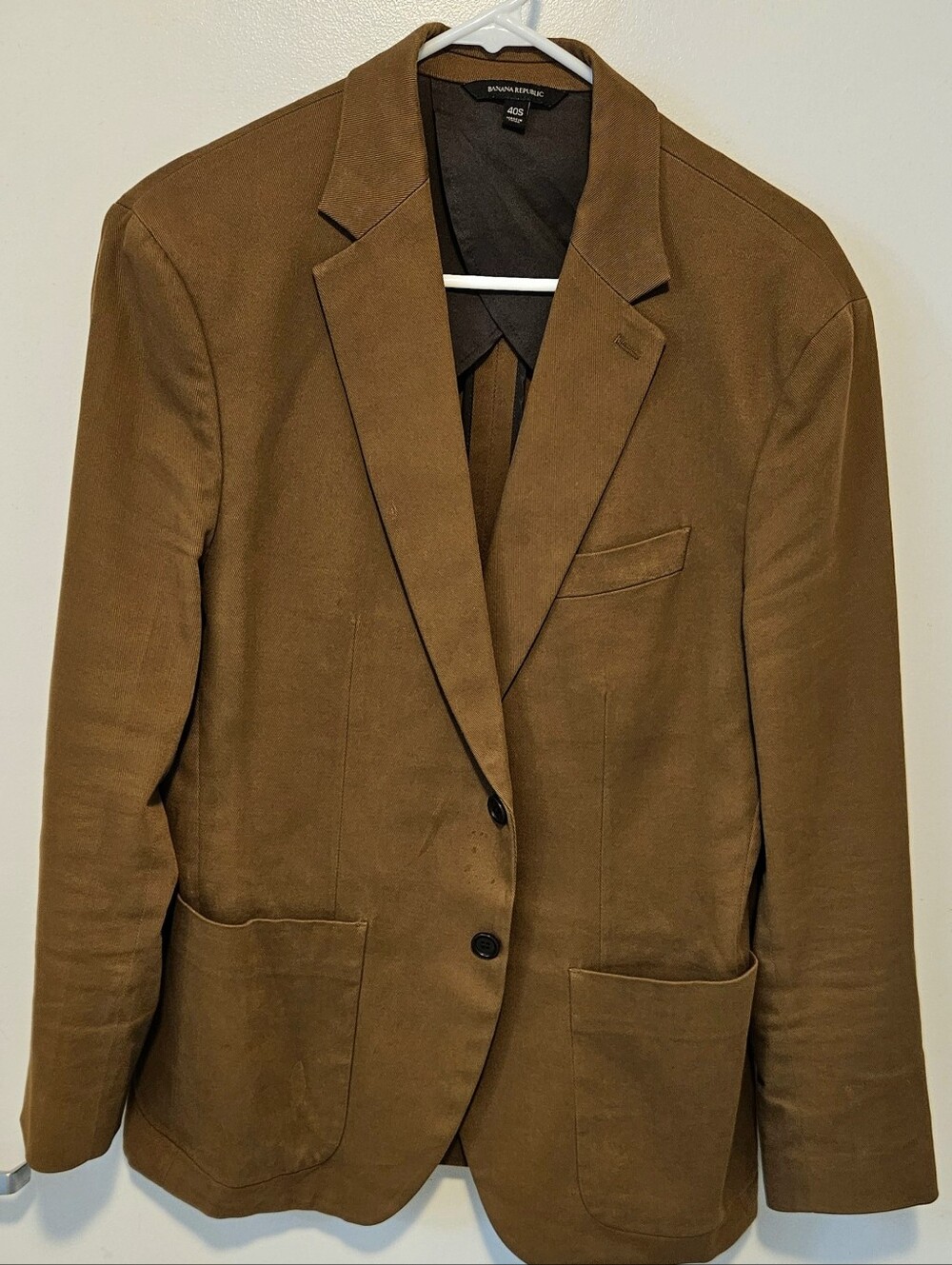 Banana Republic Mens Cotton Blazer